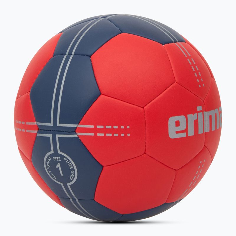 Piłka do piłki ręcznej ERIMA Pure Grip No. 3 Hybrid red/new navy rozmiar 1 2