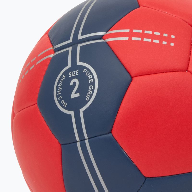 Piłka do piłki ręcznej ERIMA Pure Grip No. 3 Hybrid red/new navy rozmiar 2 3