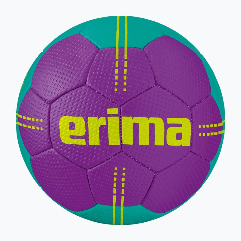Piłka do piłki ręcznej dziecięca ERIMA Pure Grip Junior purple/columbia rozmiar 0