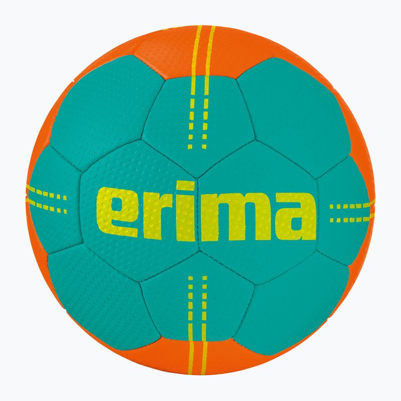 Piłka do piłki ręcznej dziecięca ERIMA Pure Grip Junior columbia/orange rozmiar 0