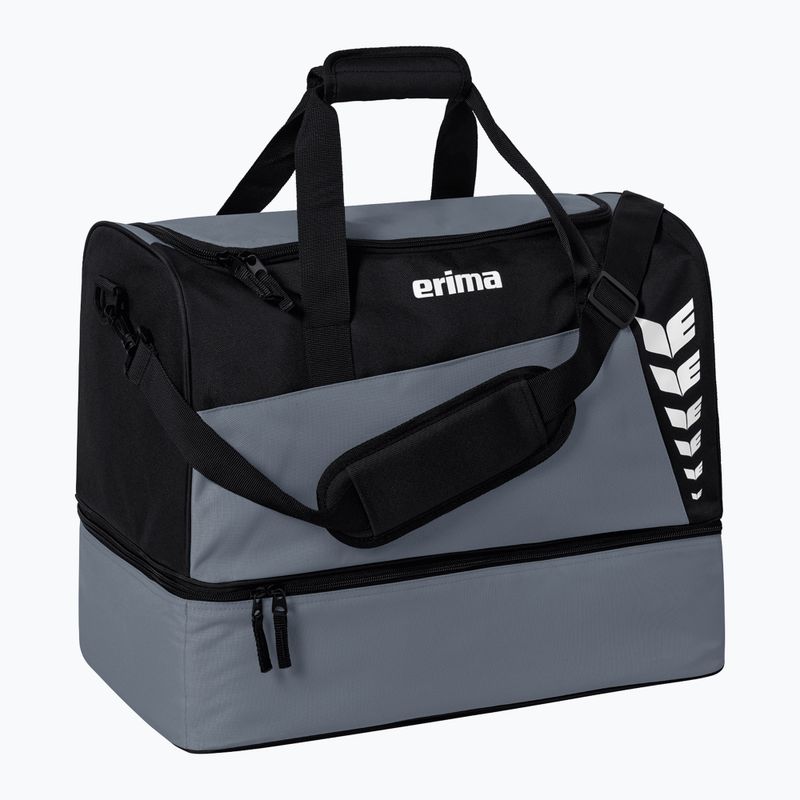 Torba treningowa ERIMA Six Wings Sports Bag With Bottom Compartment 60 l slate greyblack