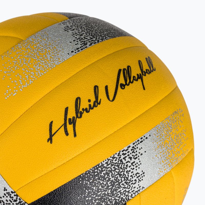 Piłka do siatkówki ERIMA Hybrid Volleyball yellow/black/silver 3