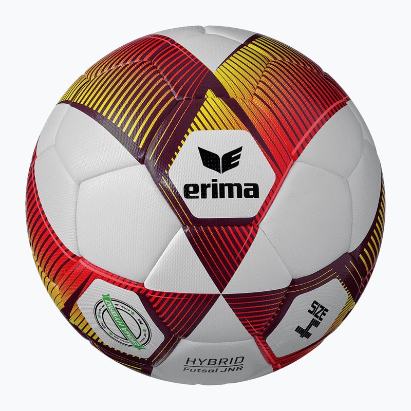 Piłka do piłki nożnej ERIMA Hybrid Futsal red/yellow rozmiar 4