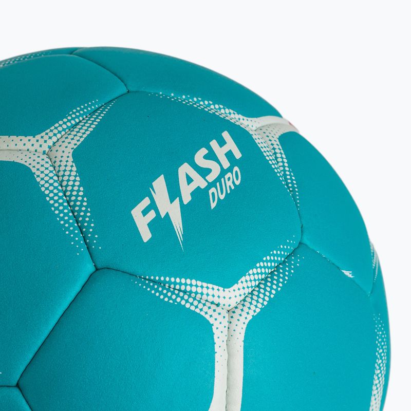 Piłka do piłki ręcznej ERIMA Flash Duro turquoise/grey rozmiar 1 3