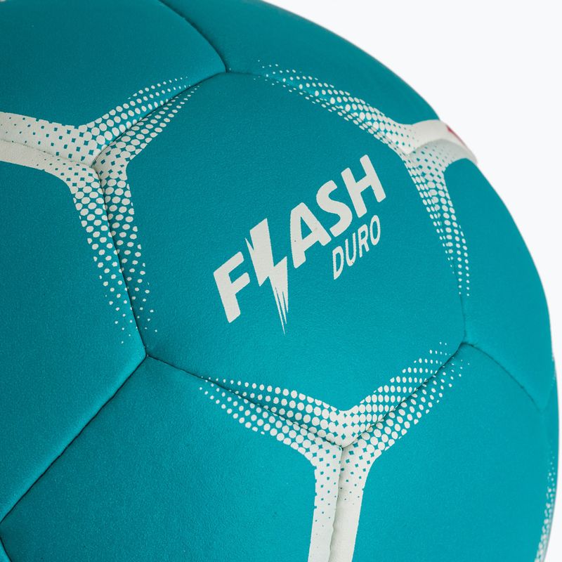 Piłka do piłki ręcznej ERIMA Flash Duro turquoise/grey rozmiar 2 3