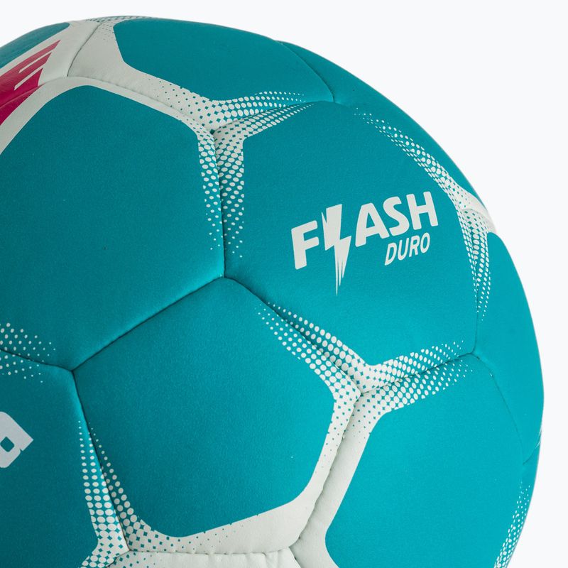 Piłka do piłki ręcznej ERIMA Flash Duro turquoise/grey rozmiar 3 3