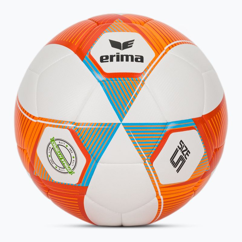 Piłka do piłki nożnej dla dzieci Erima Hybrid Lite 350 size 5 neon orange/curacao