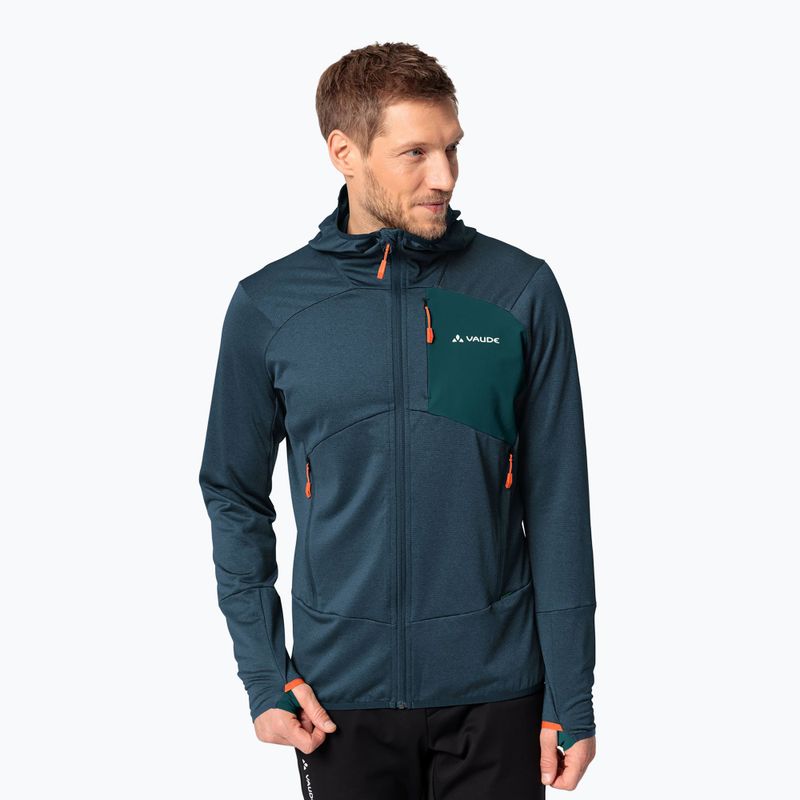 Bluza męska VAUDE Monviso Fleece II dark sea/green