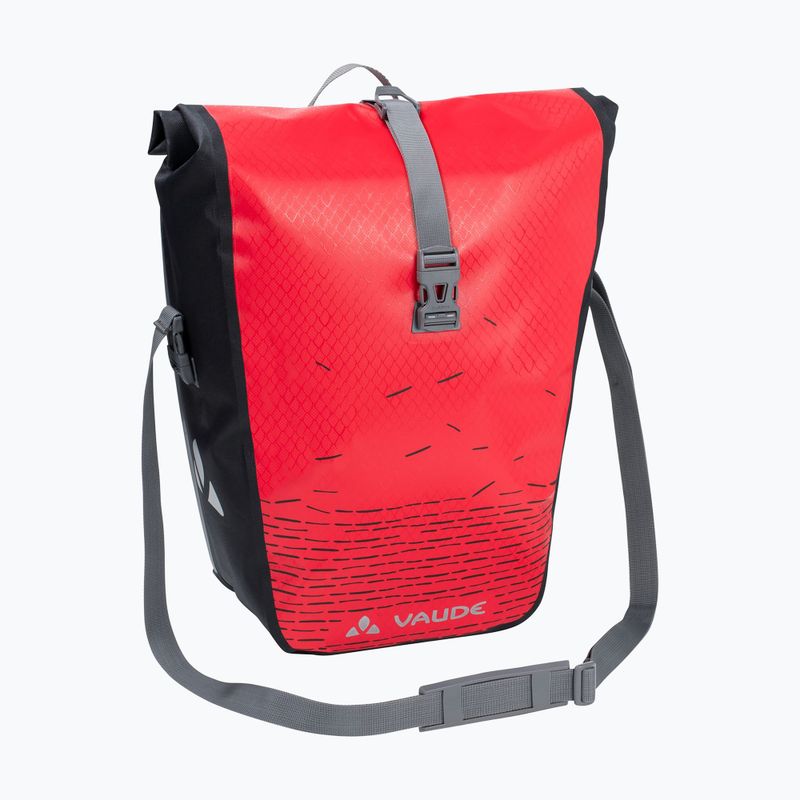 Sakwy rowerowe na bagażnik VAUDE Aqua Back Print Single 24 l red/ black 2