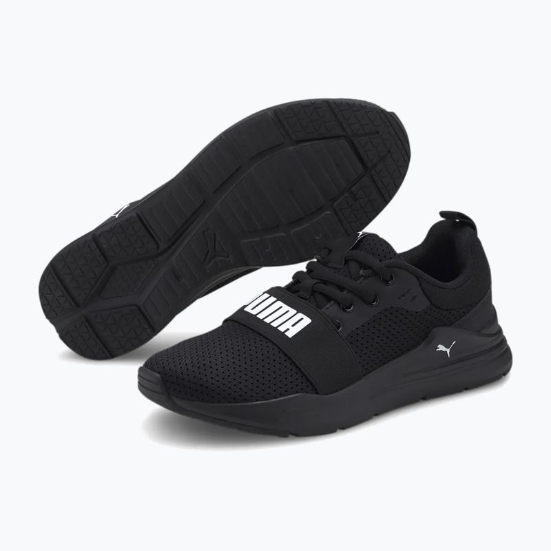 Buty dziecięce PUMA Wired Run Jr puma black/puma white 8