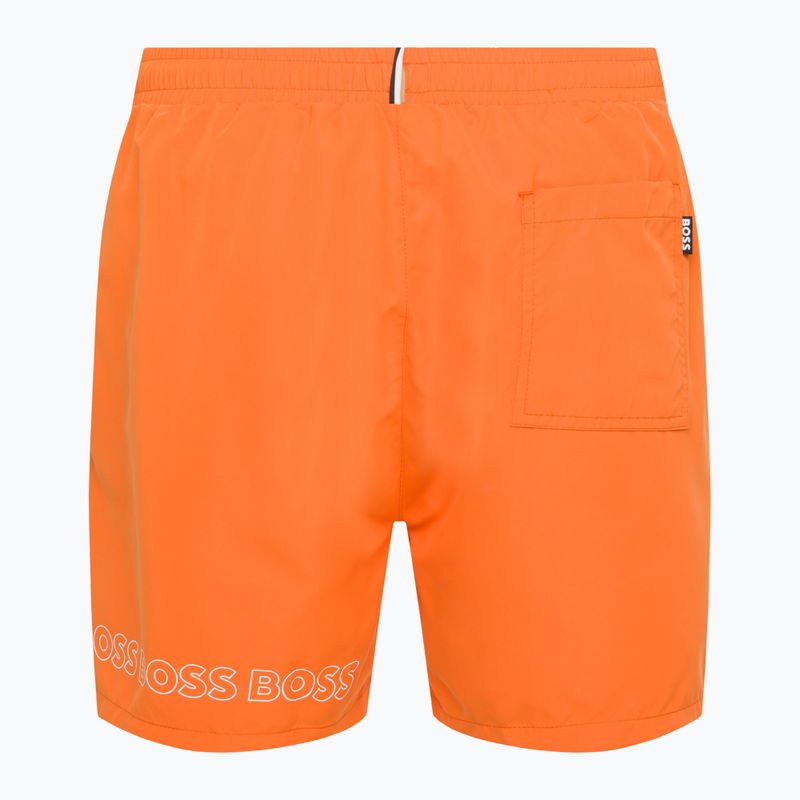 Szorty kąpielowe męskie Hugo Boss Dolphin bright orange 2