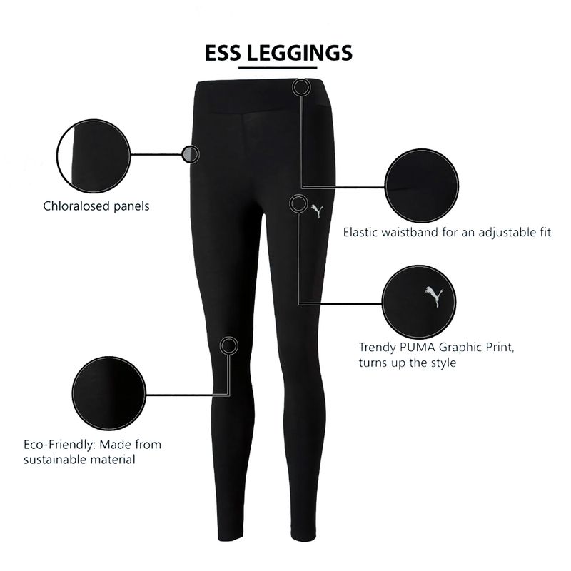 Legginsy damskie PUMA Essentials puma black/cat 3