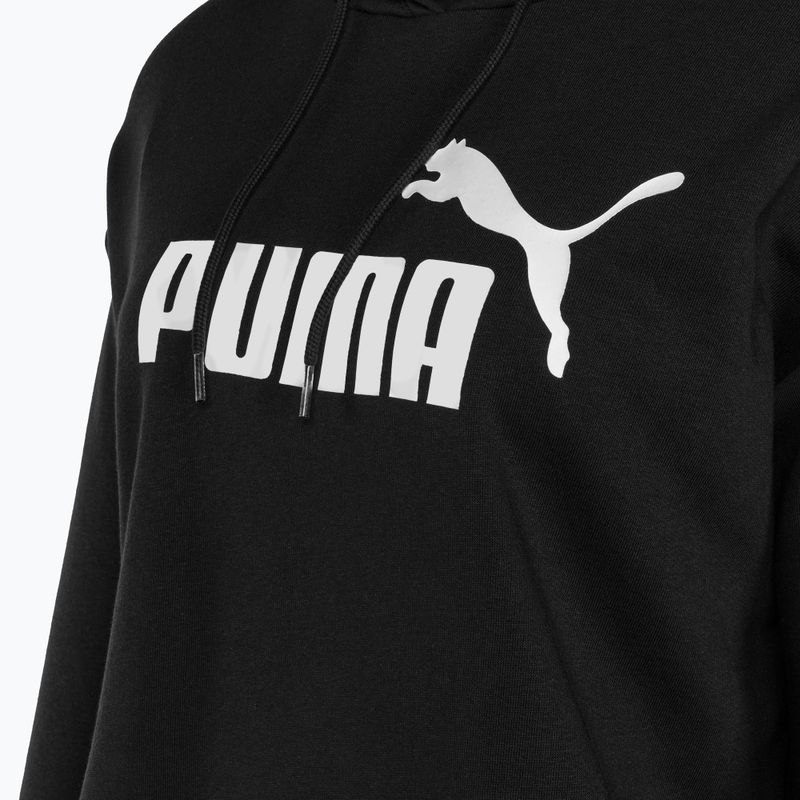 Bluza damska PUMA ESS Cropped Logo Hoodie TR puma black 3