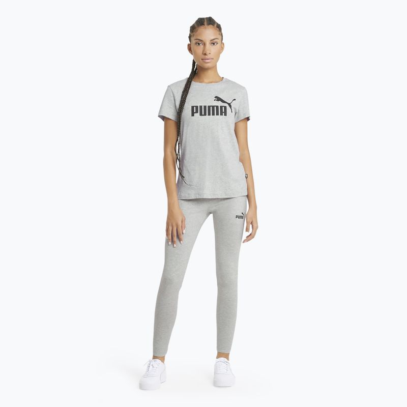 Koszulka damska PUMA ESS Logo light gray heather 2