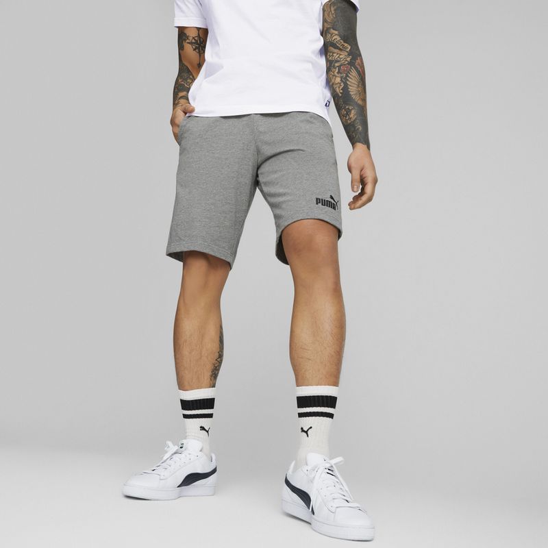 Spodenki męskie PUMA Ess Jersey medium gray heather 3
