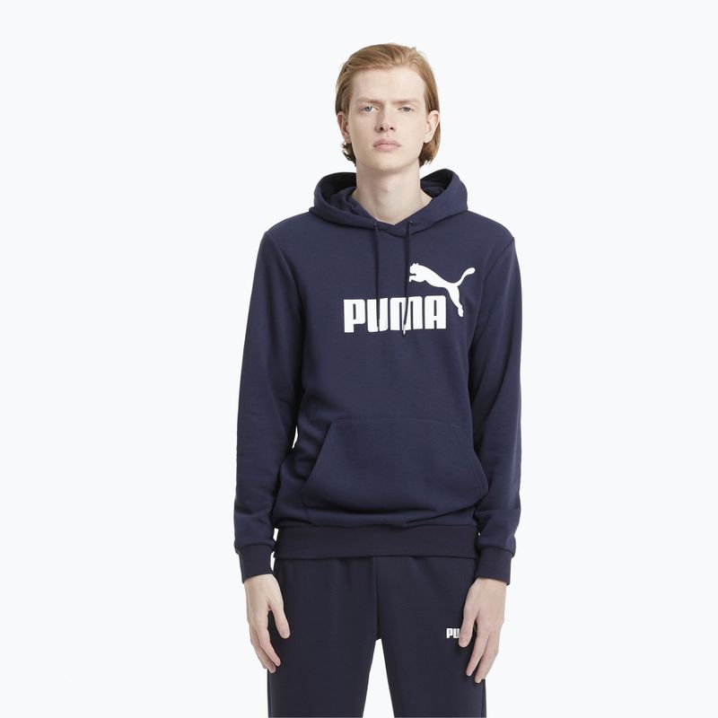 Bluza męska PUMA Essentials Big Logo Hoodie TR peacoat