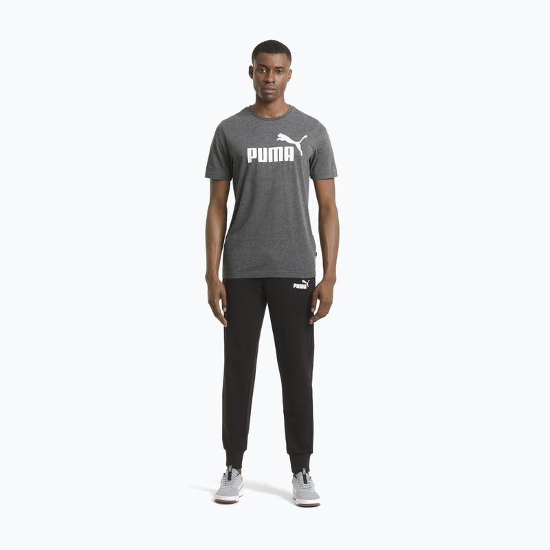 Koszulka męska PUMA Essentials Heather Tee puma black 2