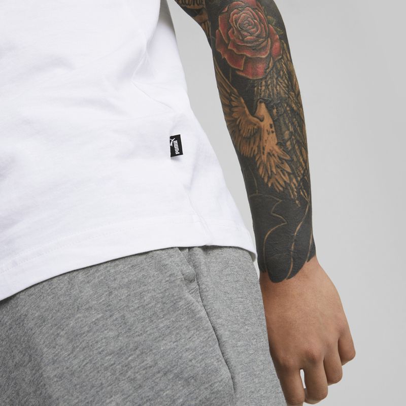 Koszulka męska PUMA Ess Logo Tee puma white 7