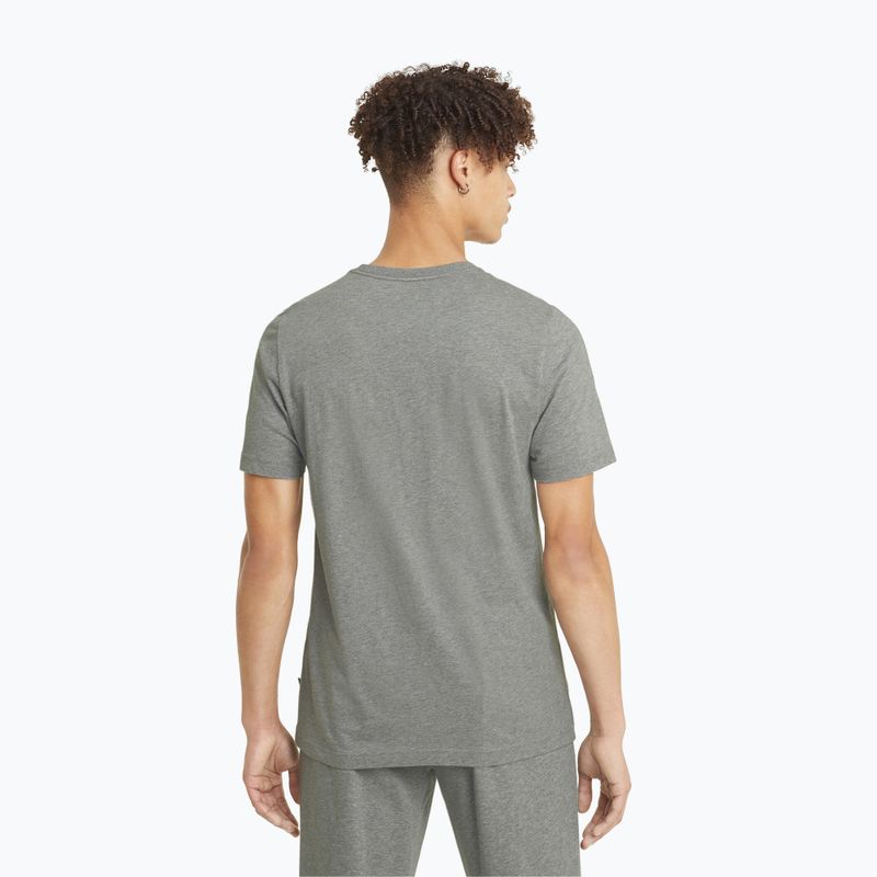 Koszulka męska PUMA Ess Small Logo Tee medium gray heather/medium gray heather/cat 3