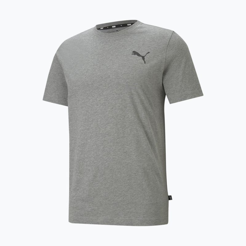 Koszulka męska PUMA Ess Small Logo Tee medium gray heather/medium gray heather/cat 4