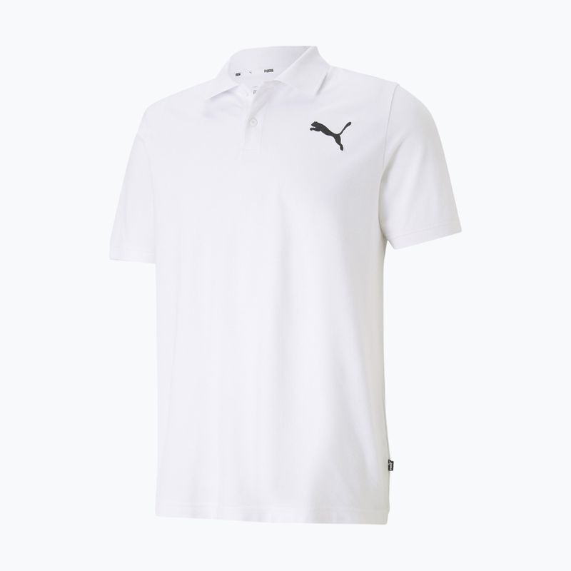 Koszulka polo męska PUMA Ess Pique Polo puma white/cat 4