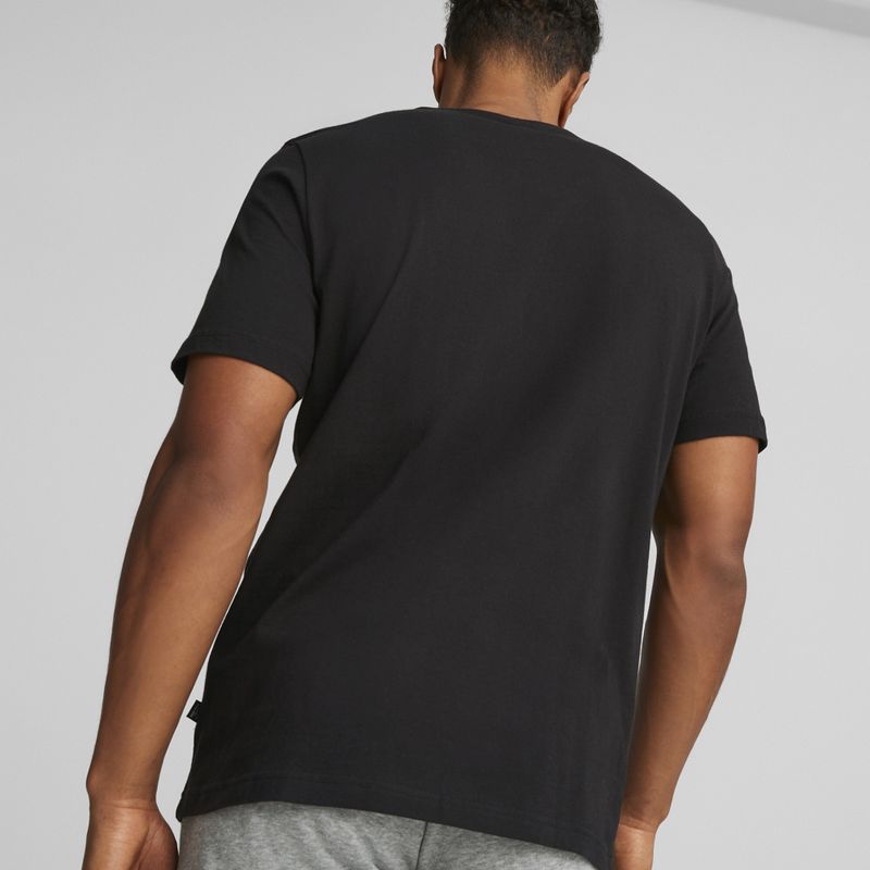 Koszulka męska PUMA Ess Logo Tee puma black 5