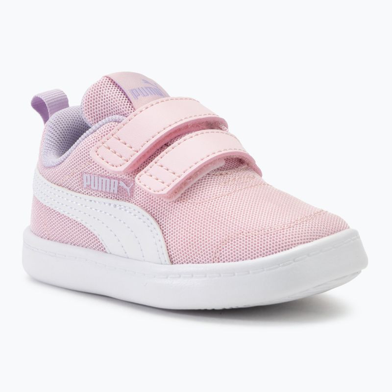 Buty dziecięce PUMA Courtflex v2 Mesh V Inf pink lady/puma white