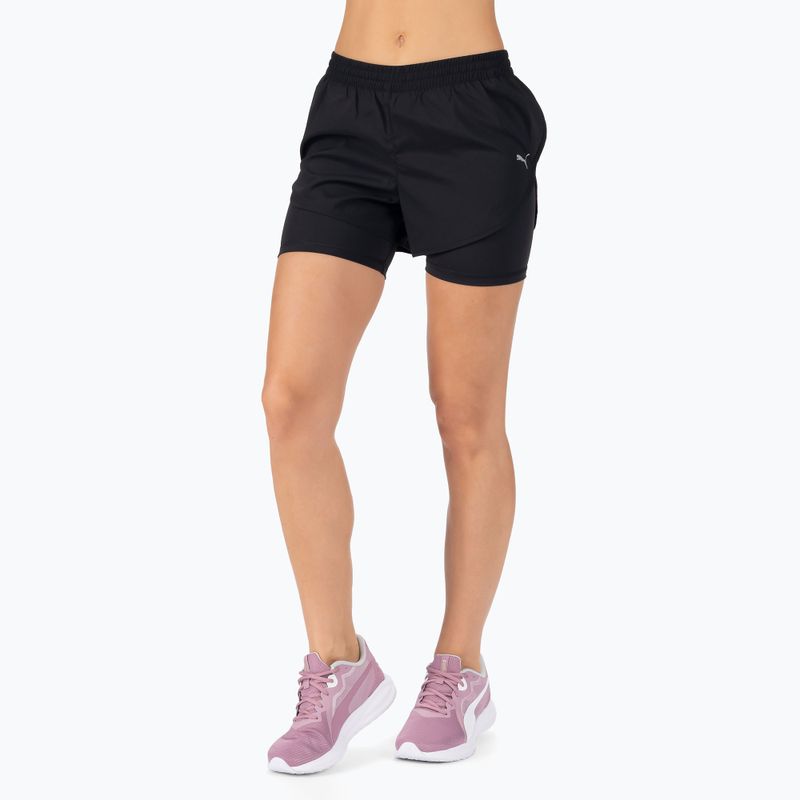 Spodenki kompresyjne damskie PUMA 2In1 Run puma black