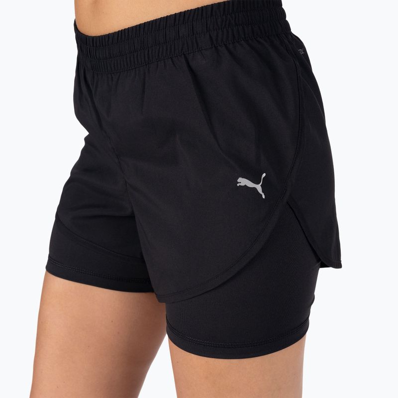 Spodenki kompresyjne damskie PUMA 2In1 Run puma black 4