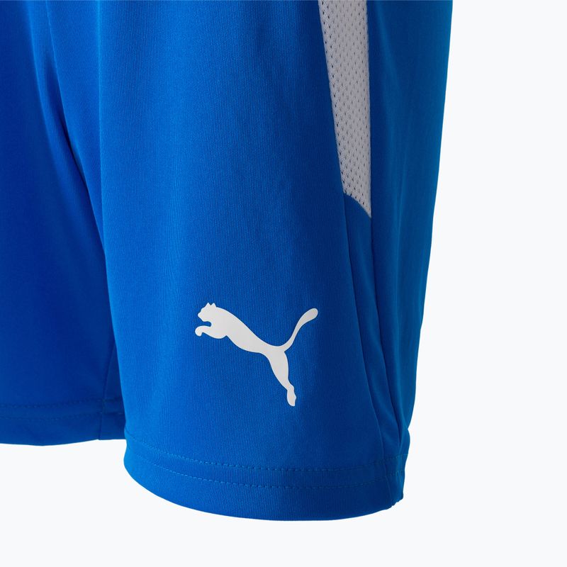 Spodenki dziecięce PUMA Teamliga electric blue/lemonade 3