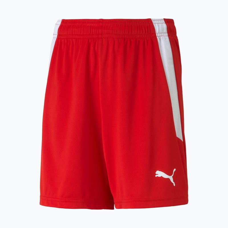 Spodenki dziecięce PUMA Teamliga puma red/puma white