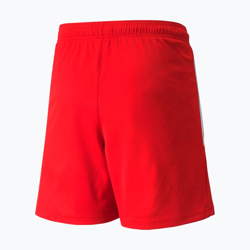Spodenki dziecięce PUMA Teamliga puma red/puma white 2