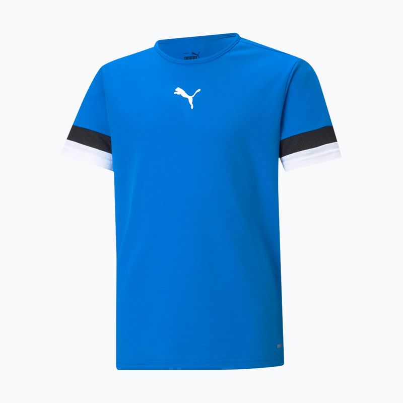 Koszulka dziecięca PUMA Teamrise electric blue/puma black/puma white 4