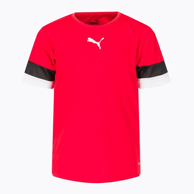 Koszulka dziecięca PUMA Teamrise puma red/puma black/puma white