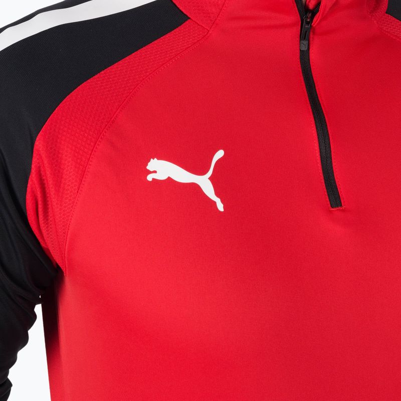 Bluza męska PUMA Teamliga 1/4 Zip Top red/puma black 4