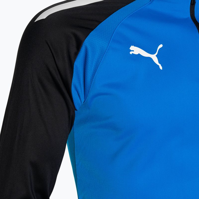 Bluza męska PUMA Teamliga 1/4 Zip Top electric blue lemonade/puma black 3