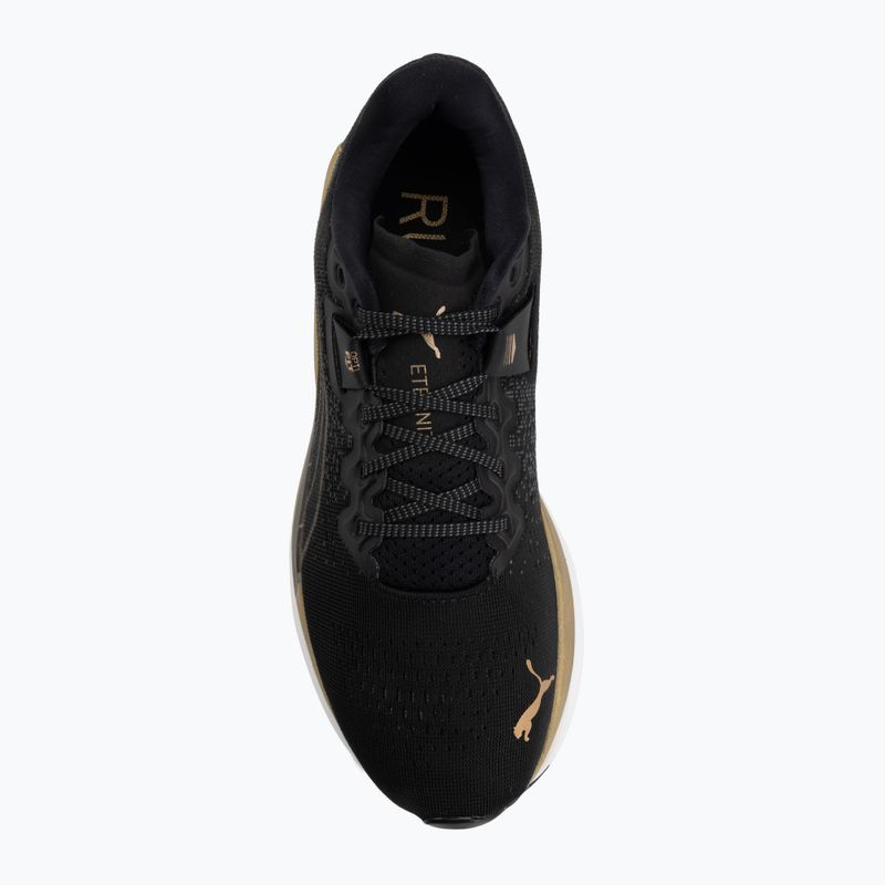 Buty do biegania damskie Puma Eternity Nitro black/gold/white 5
