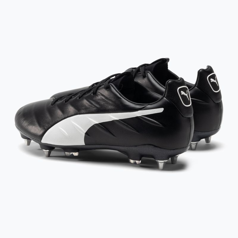Buty piłkarskie męskie PUMA King Platinum 21 MXSG puma black/puma white 3
