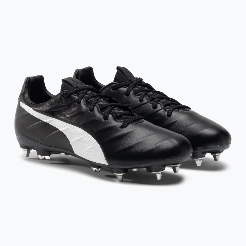 Buty piłkarskie męskie PUMA King Platinum 21 MXSG puma black/puma white 4
