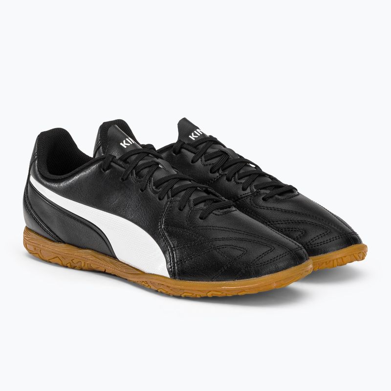 Buty piłkarskie męskie PUMA King Hero 21 IT puma black/puma white 4