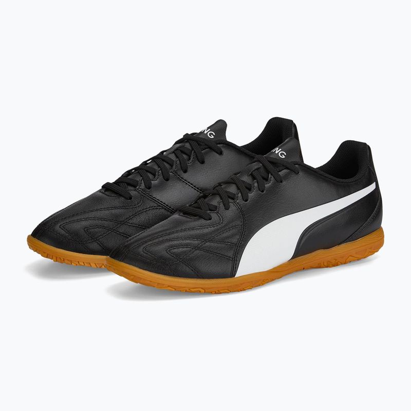 Buty piłkarskie męskie PUMA King Hero 21 IT puma black/puma white 10