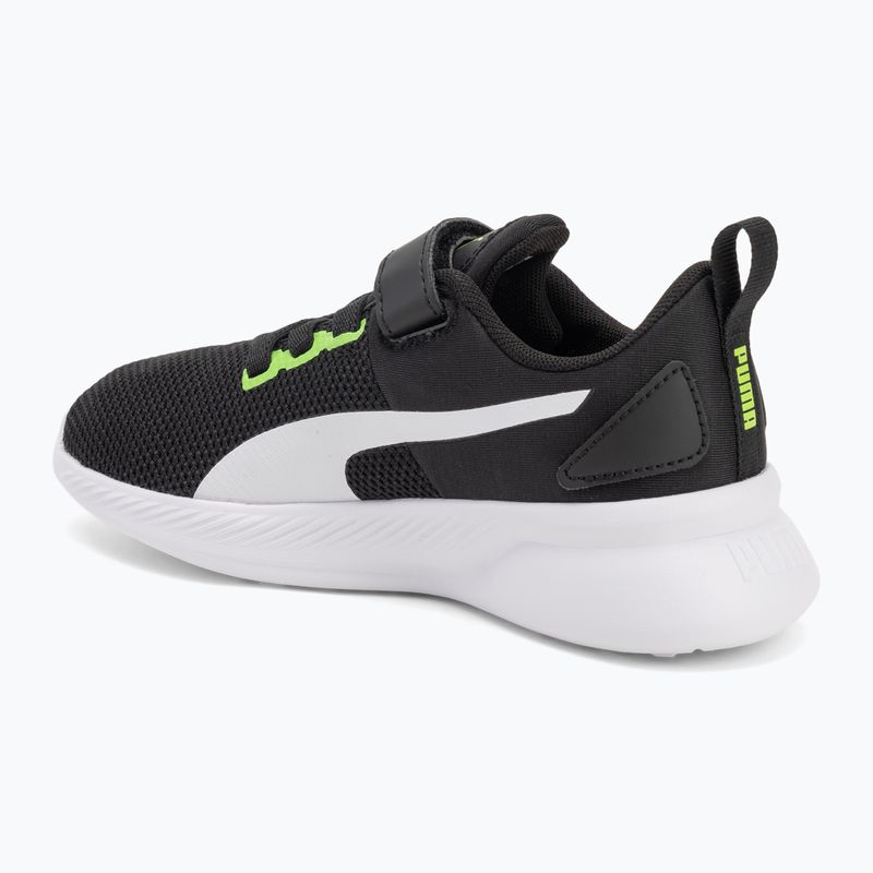 Buty dziecięce PUMA Flyer Runner V PS green flash/puma white 3