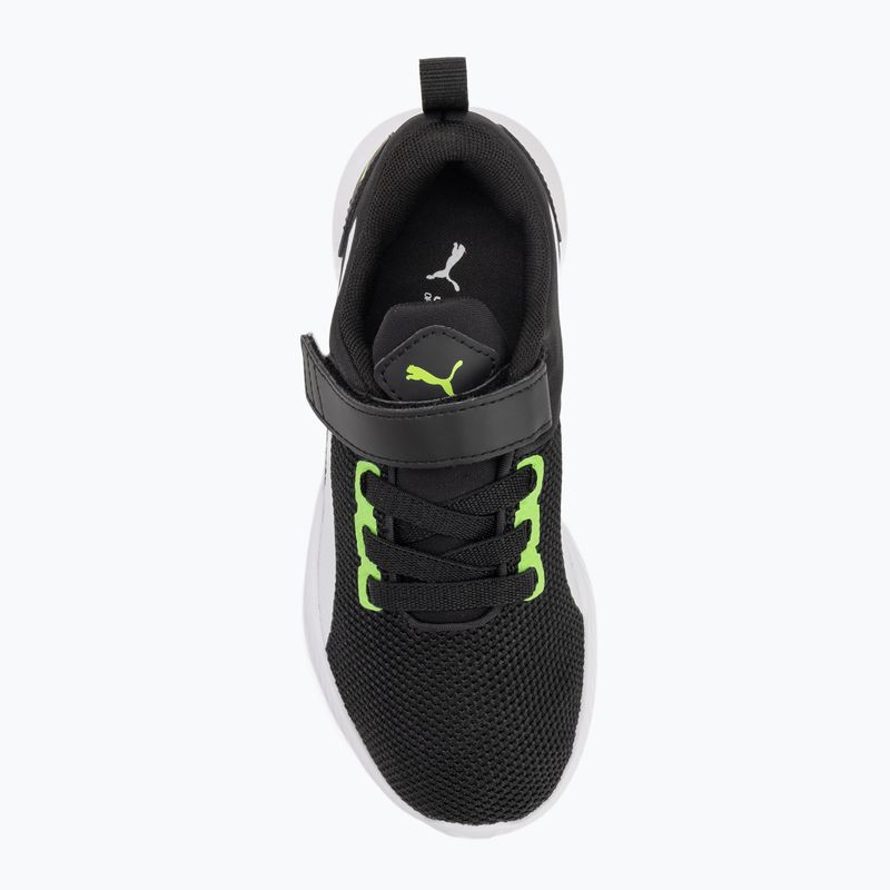 Buty dziecięce PUMA Flyer Runner V PS green flash/puma white 5