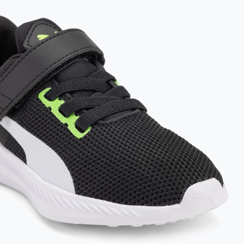 Buty dziecięce PUMA Flyer Runner V PS green flash/puma white 7