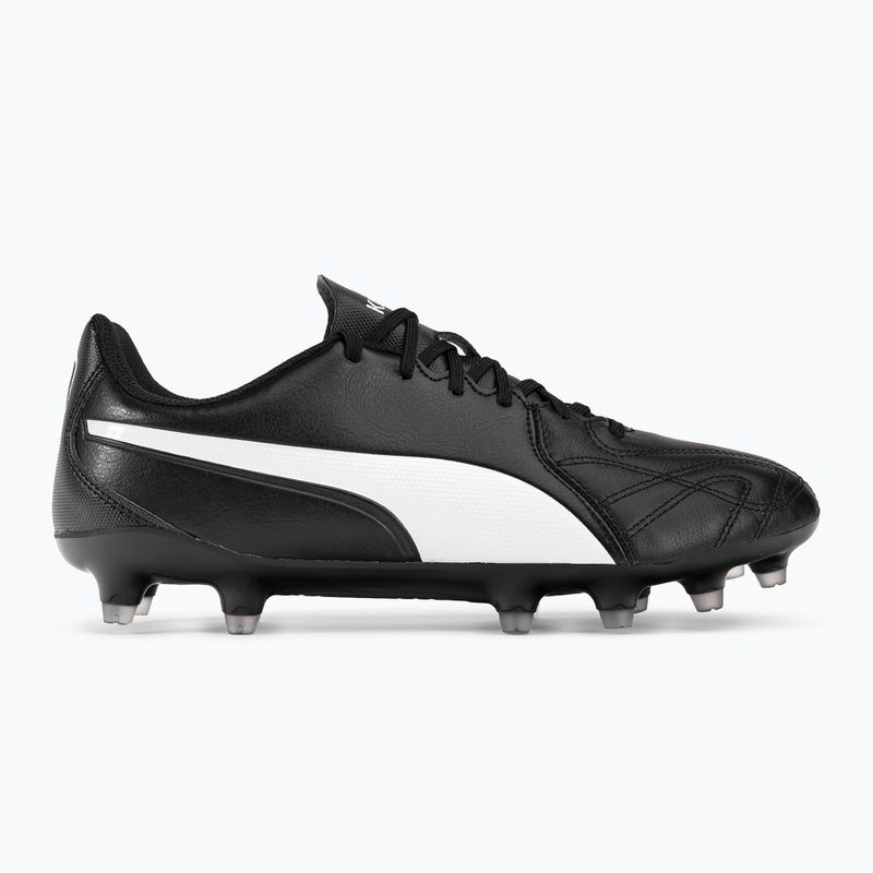 Buty piłkarskie męskie PUMA King Hero 21 FG puma black/puma white 2