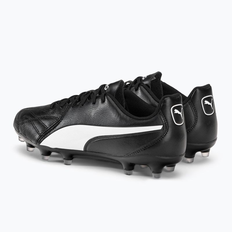 Buty piłkarskie męskie PUMA King Hero 21 FG puma black/puma white 3