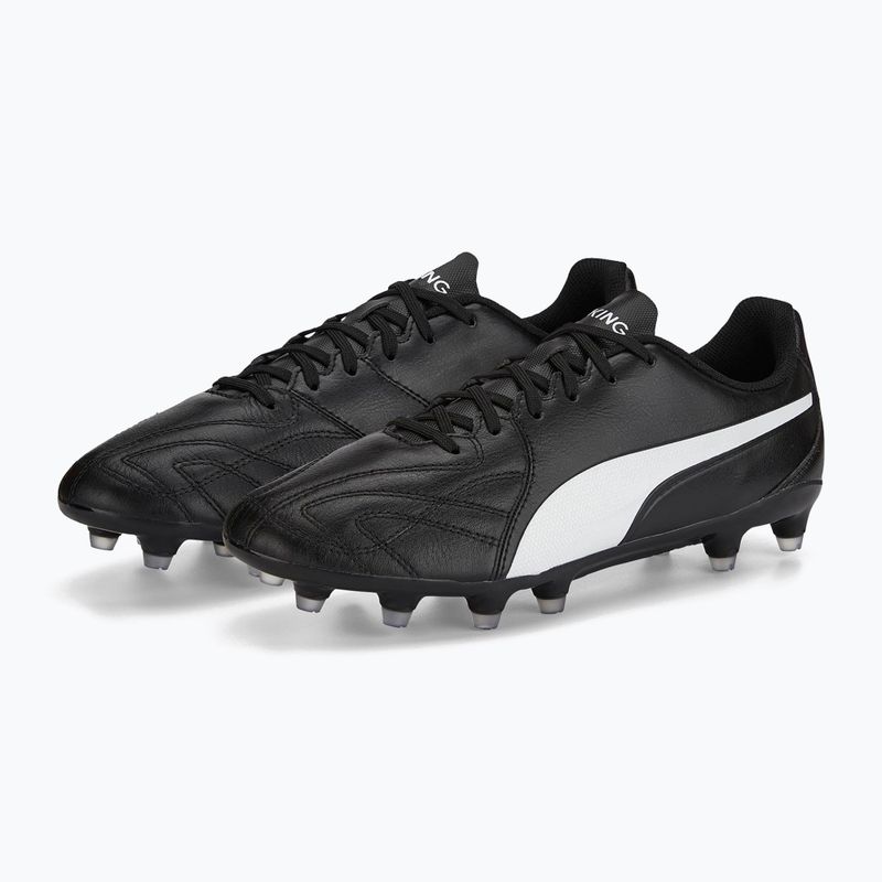 Buty piłkarskie męskie PUMA King Hero 21 FG puma black/puma white 10