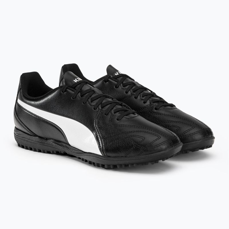 Buty piłkarskie męskie PUMA King Hero 21 TT puma black/puma white 4