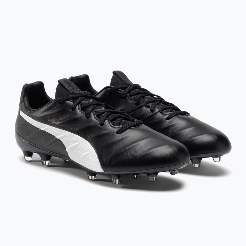 Buty piłkarskie męskie PUMA King Platinum 21 FG/AG puma black/puma white 4
