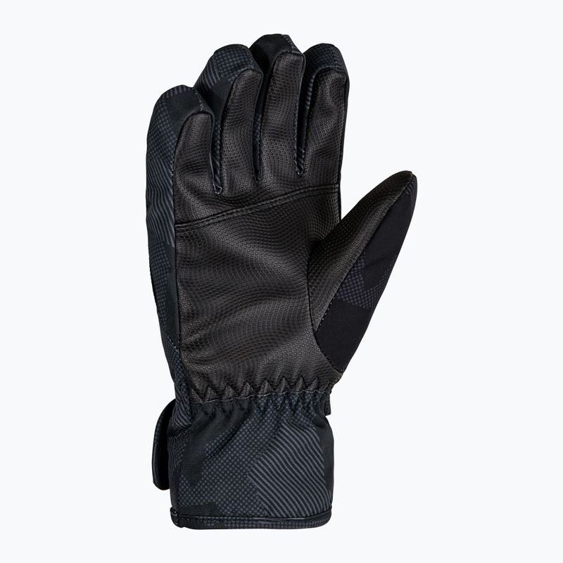 Rękawice narciarskie dziecięce Ziener Leif-Z GTX black/gray ink camo 3